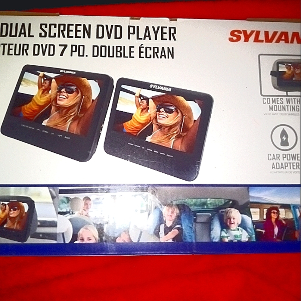 7" Dual Screen DVD Player